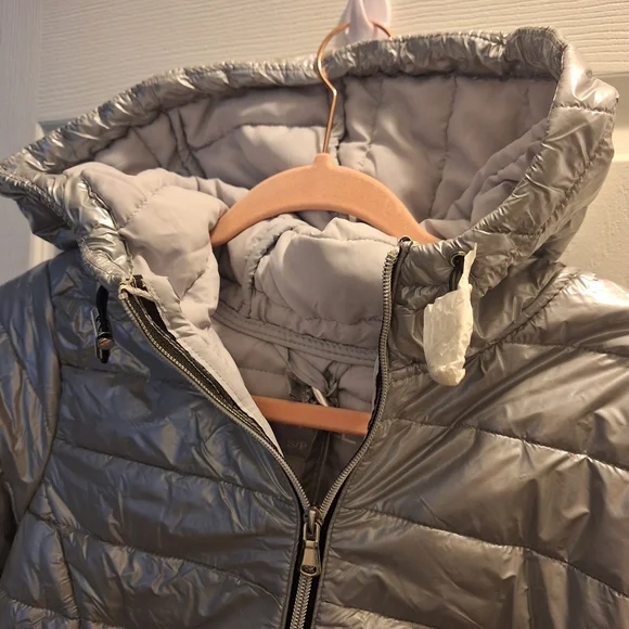Metallic Silver Winter Jacket (Packable) - Picture 2 of 5